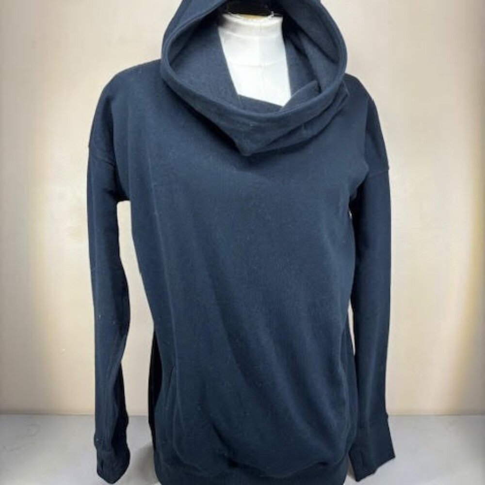 Zyia Active Black Cowl Neck Hoodie Women's Extra Large